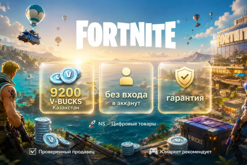🔰 Fortnite Казахстан — [9200 V-BUCKS / любая платформа / без входа в акканут] 🔰