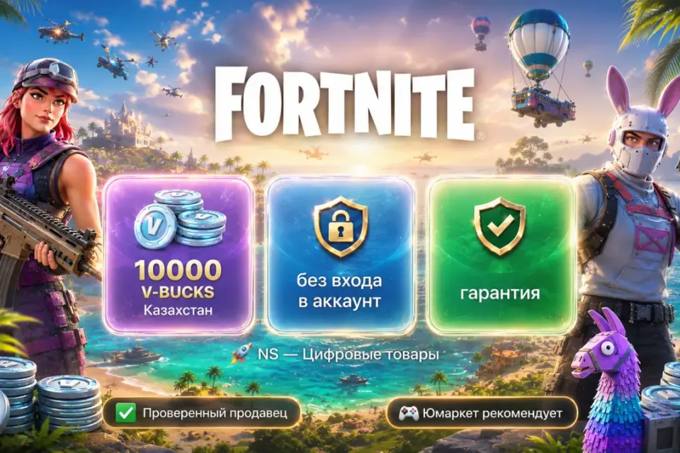 🔰 Fortnite Казахстан — [10000 V-BUCKS / любая платформа / без входа в акканут] 🔰