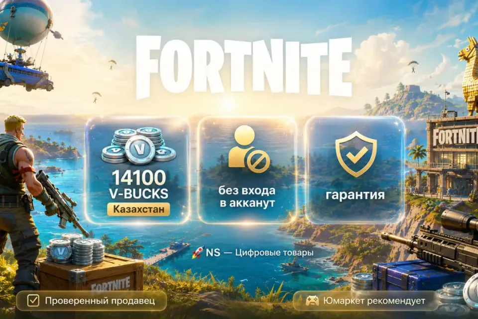 🔰 Fortnite Казахстан — [14100 V-BUCKS / любая платформа / без входа в акканут] 🔰