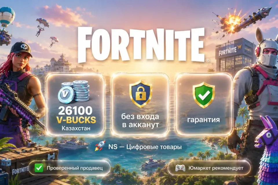 🔰 Fortnite Казахстан — [26100 V-BUCKS / любая платформа / без входа в акканут] 🔰