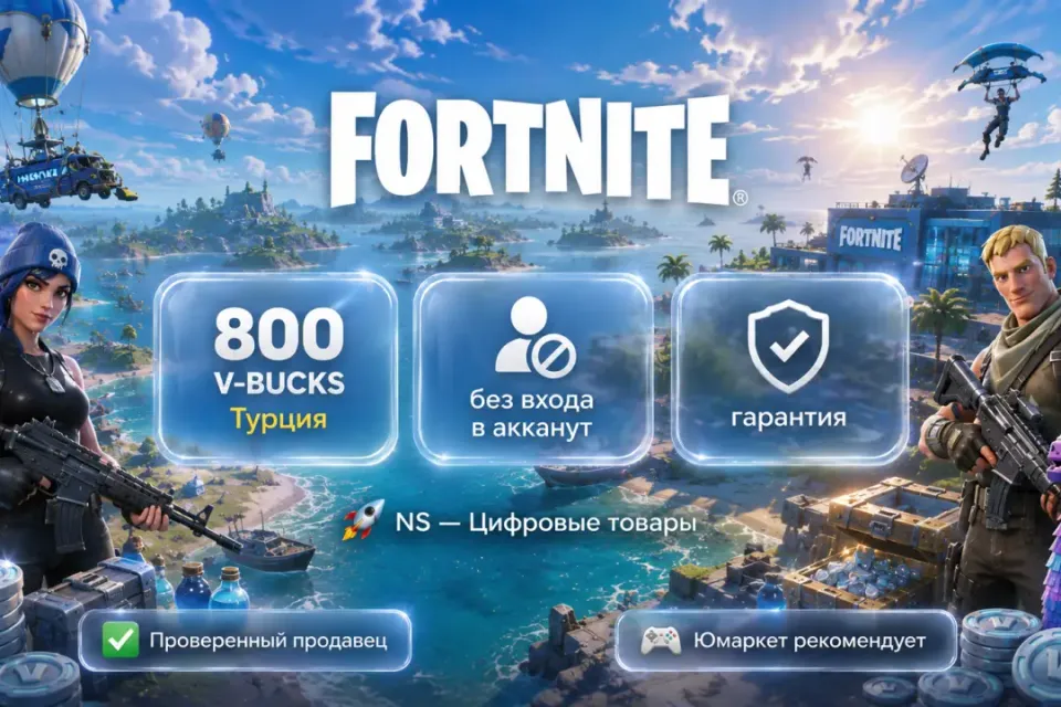 🔰 Fortnite Турция — [800 V-BUCKS / любая платформа / без входа в акканут] 🔰