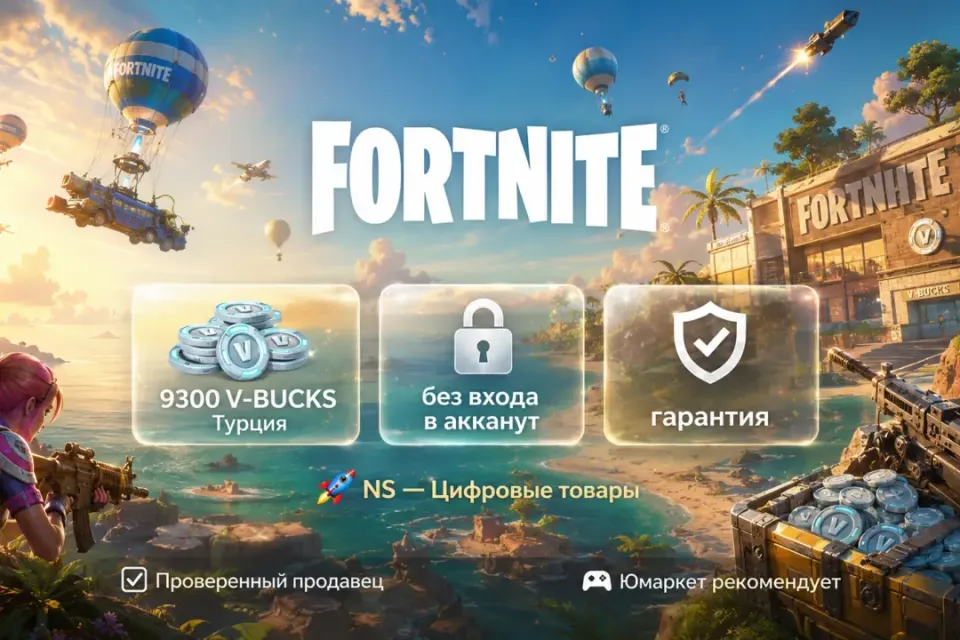 🔰 Fortnite Турция — [9300 V-BUCKS / любая платформа / без входа в акканут] 🔰