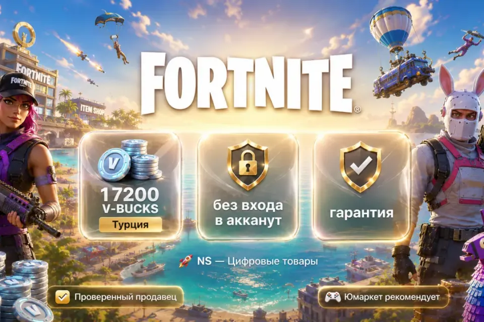 🔰 Fortnite Турция — [17100 V-BUCKS / любая платформа / без входа в акканут] 🔰