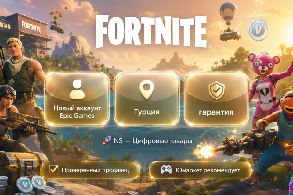 🔰 Fortnite Epic Games — [новый аккаунт Турция] 🔰