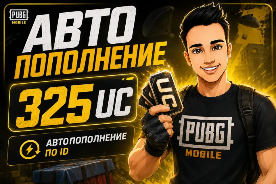 325 UC ПО ID🔥АВТОВЫДАЧА 24/7🚀ОТ БЛОГЕРА