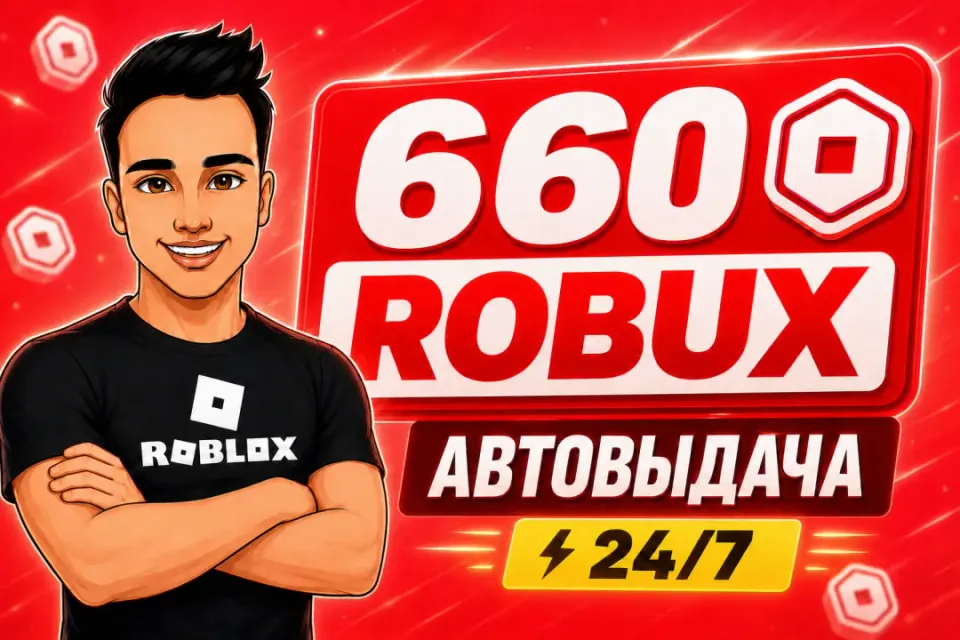 💎660 РОБУКСОВ | АВТОВЫДАЧА 24/7✅ОТ БЛОГЕРА
