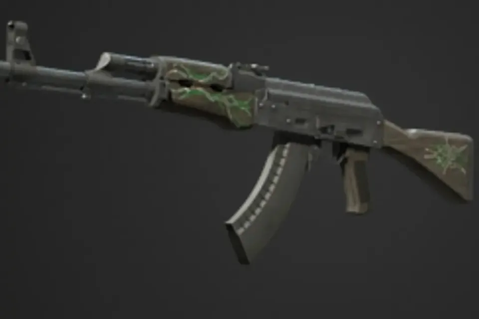 Ак-47 | изумрудные завитки-состояние закалённое в боях