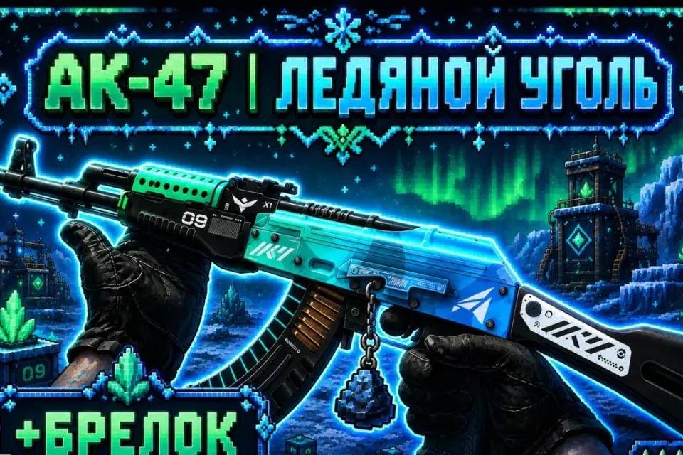 🌼БЫСТРАЯ ВЫДАЧА🌼AK-47 | Ice Coaled 🌼ДЕШЕВЛЕ, ЧЕМ В STEAM🌼