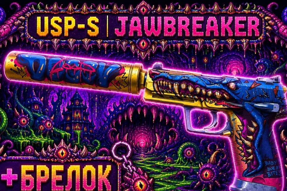 🌸👾⚜️USP-S | ЗУБОСКАЛ⚜️👾🌸+🎁БРЕЛОК И БОНУС🎁