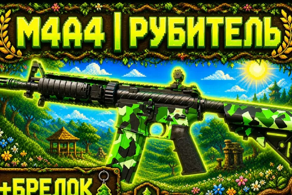 STATTRAK🌿🍀M4A4 | РУБИТЕЛЬ🍀🌿+🎁БРЕЛОК🎁