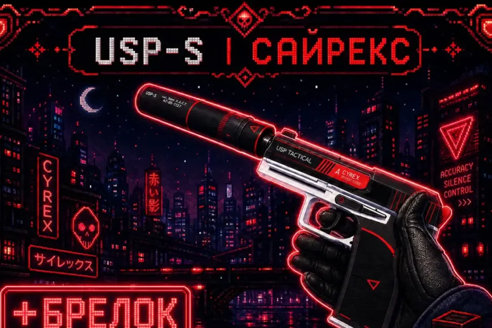 🩸💮USP-S | САЙРЕКС💮🩸+🎁БРЕЛОК И БОНУС🎁