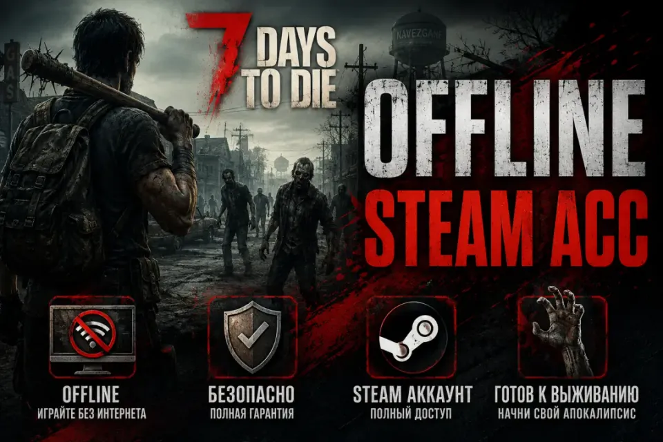 🕹️7 DAYS TO DIE | ОФФЛАЙН АКТИВАЦИЯ STEAM 🕹️