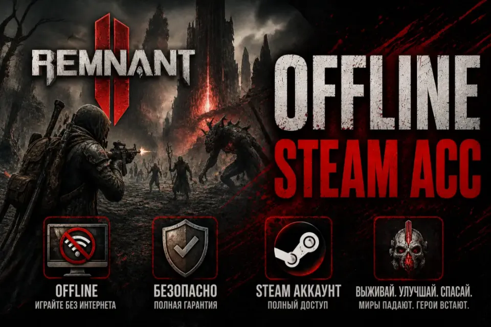 🕹️REMNANT 2 + FROM THE ASHES | ОФФЛАЙН АКТИВАЦИЯ STEAM 🕹️