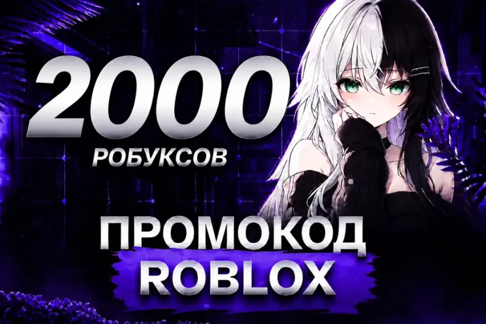 ✅🔥ПРОМОКОД НА 2000 РОБУКСОВ🔥МОМЕНТАЛЬНО🔥✅