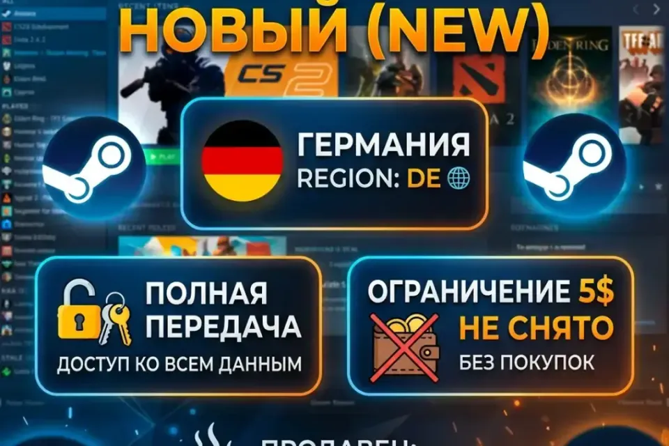 ⚡️ [АВТО-ВЫДАЧА] АККАУНТ [ГЕРМАНИЯ] • НАВСЕГДА 🔥