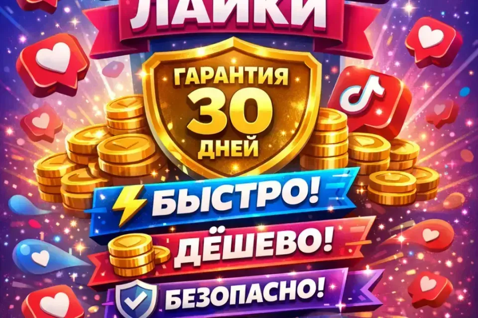 🔥TikTok Лайки - 1000 Лайков🔥 | ✅БЕЗ СПИСАНИЙ✅