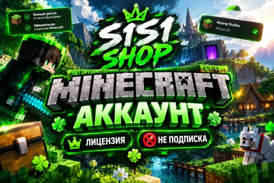 🔥Аккаунт Minecraft🔥 |🔥 ЛИЦЕНЗИЯ 🔥| 🔥НЕ ПОДПИСКА 🔥