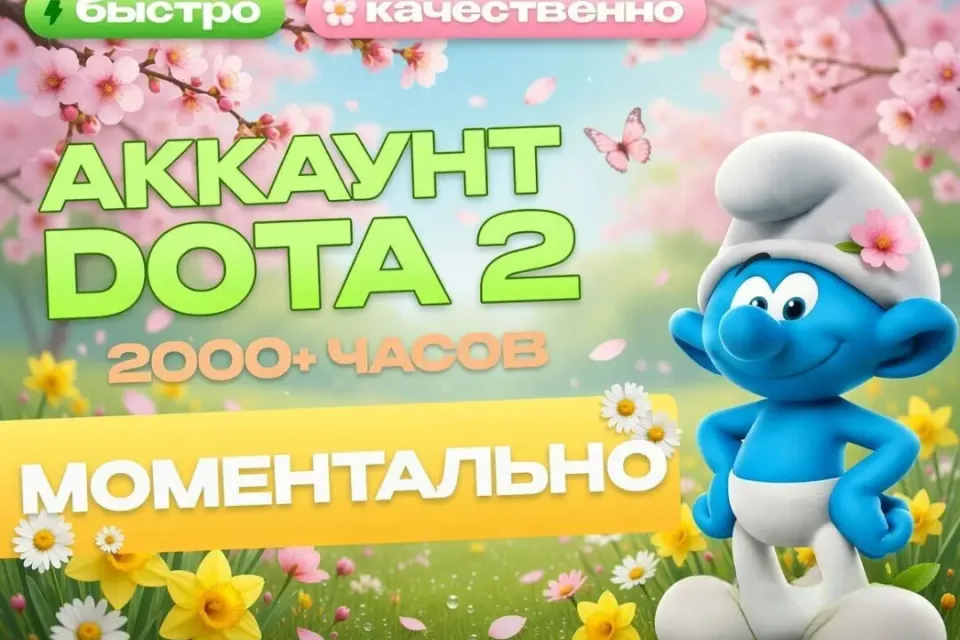 | 2000+ ЧАСОВ | +30 ИГР | DOTA 2 | ПОЛНЫЙ ДОСТУП