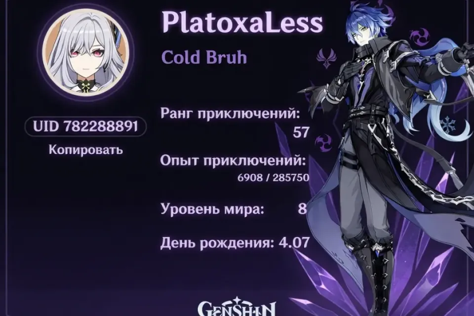 ЛИЧНЫЙ ГЕНШИН ИМПАКТ | Скирк+сигна