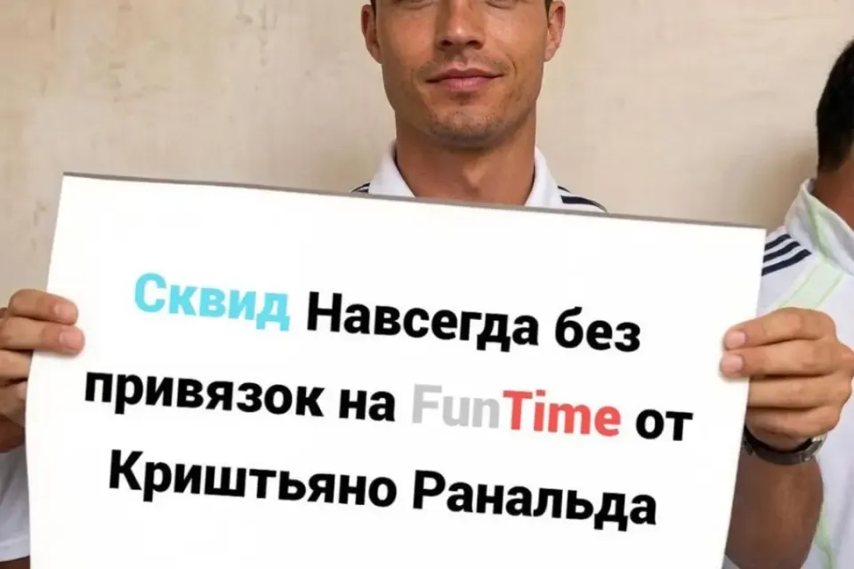 Сквид без привязок на сервере Funtime