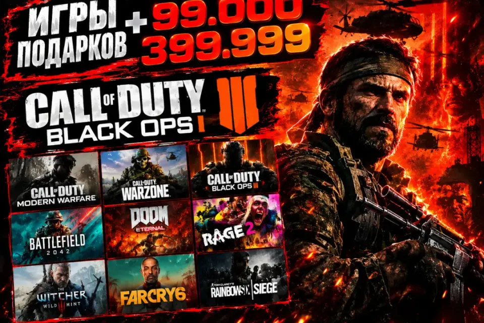 Call of duty black ops 1 | +99.000 ИГР +399.999 |