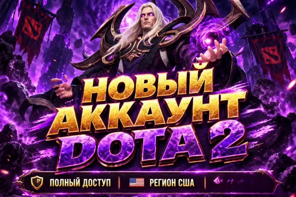 НОВЫЙ DOTA 2 | РЕГИОН США | ПОЛНЫЙ ДОСТУП
