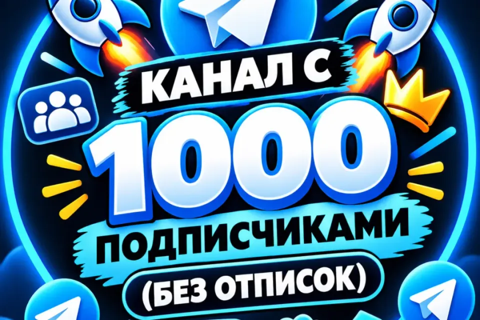 🚀КАНАЛ С 1000 ПОДПИСЧИКАМИ 🚀(БЕЗ ОТПИСОК)