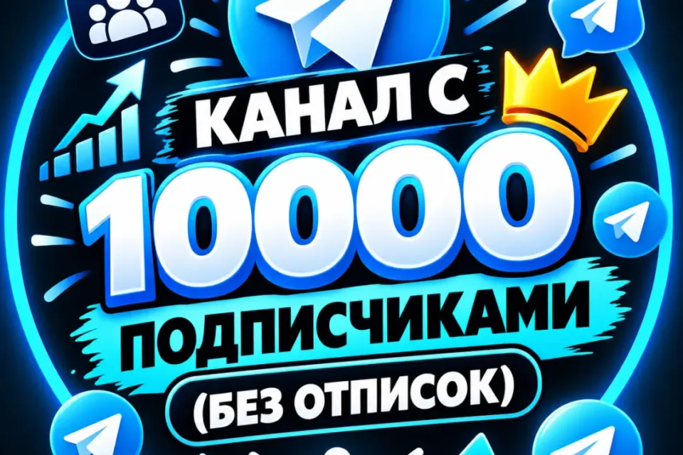 🚀КАНАЛ С 10000 ПОДПИСЧИКАМИ 🚀(БЕЗ ОТПИСОК)