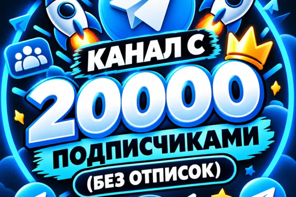 🚀КАНАЛ С 20000 ПОДПИСЧИКАМИ 🚀(БЕЗ ОТПИСОК)