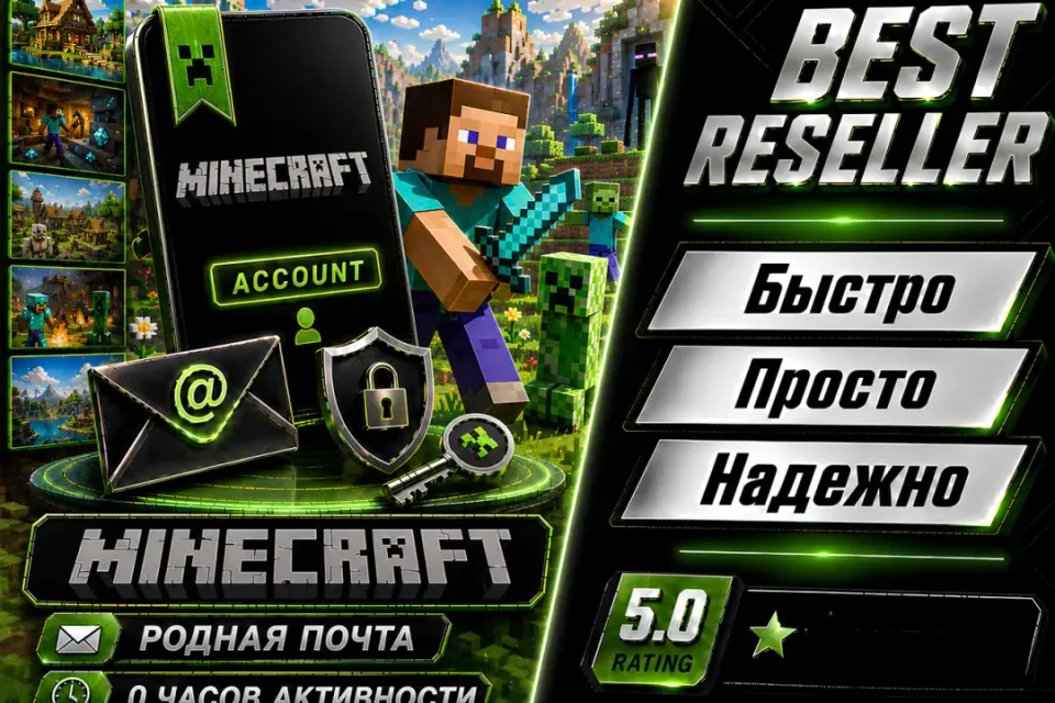 [НОВЫЙ] Minecraft Online (TLauncher) — 0 ЧАСОВ | РОДНАЯ ПОЧТА