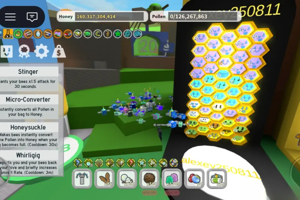 Bee Swarm Simulator | Личный | 20 лвл пчел