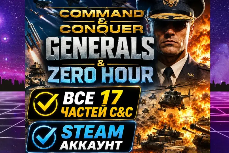 Command & Conquer Generals & Zero Hour + ВСЕ ЧАСТИ C&C