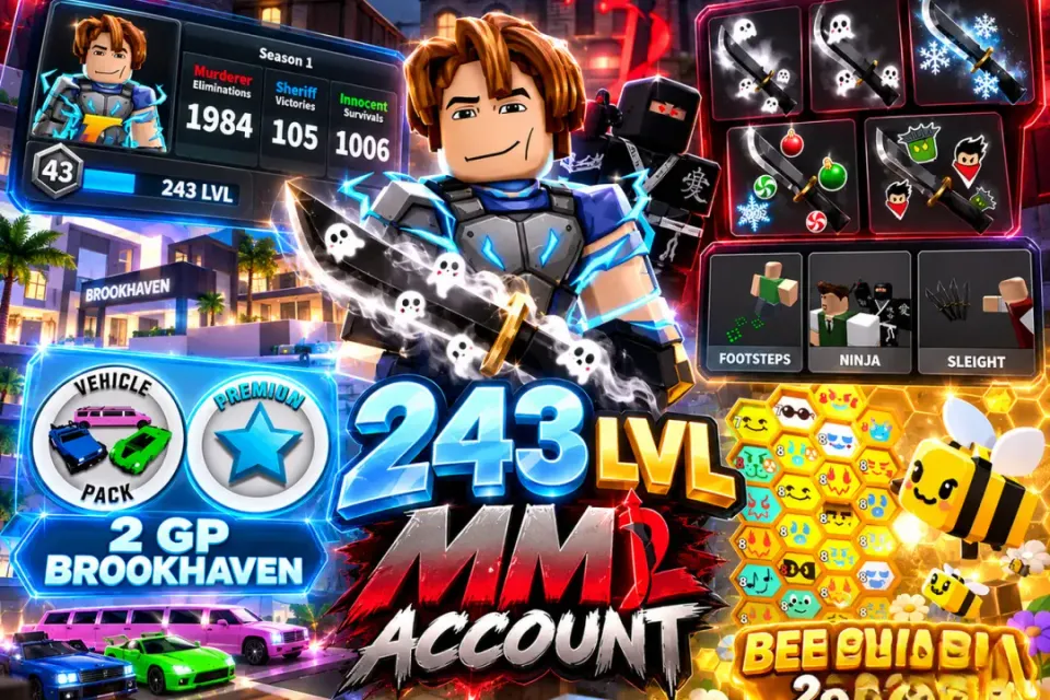 243 LVL + 2 GP BROOKHAVEN + BEE SWARM 28 bees