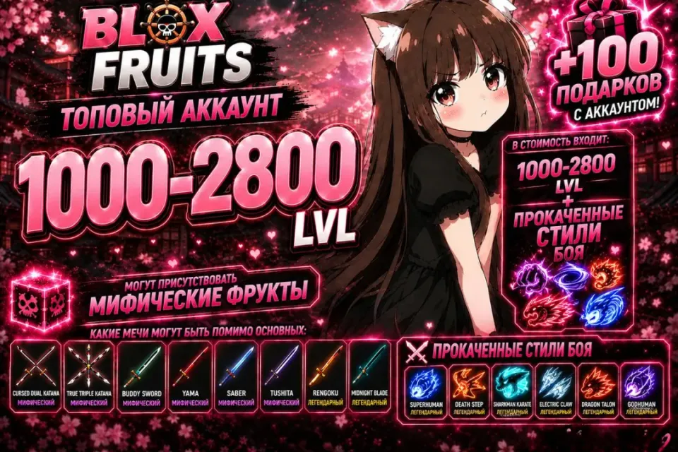 | 1000-2800LVL +ПОДАРКИ