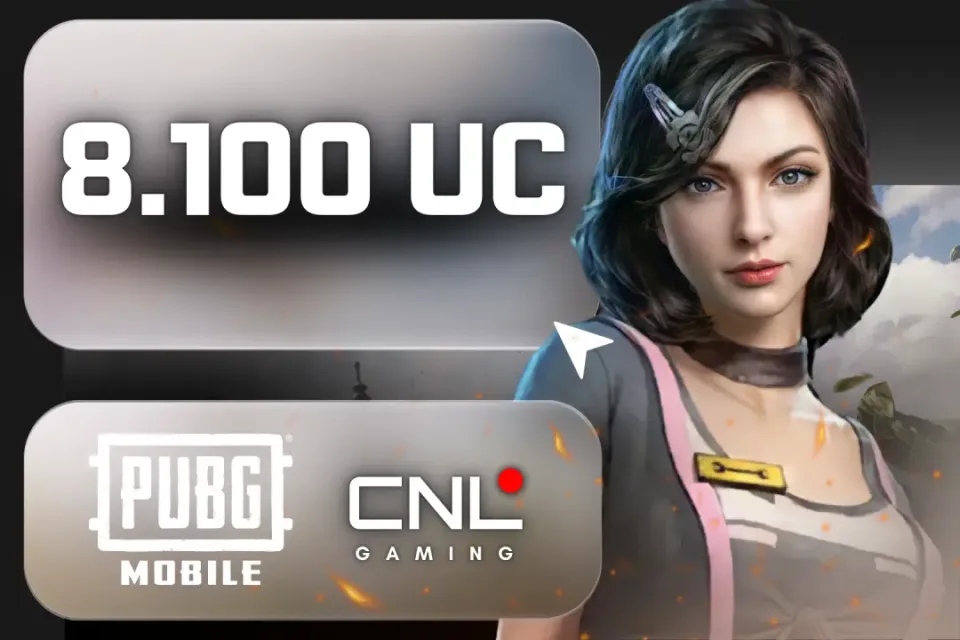 PUBG Mobile 8100 UC | Via UID