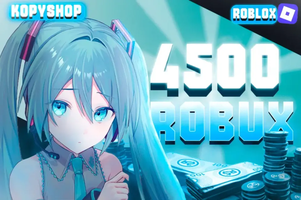 Сразу же ❗️ | 4500 Робуксов 👑 | Быстро и Надёжно✅.